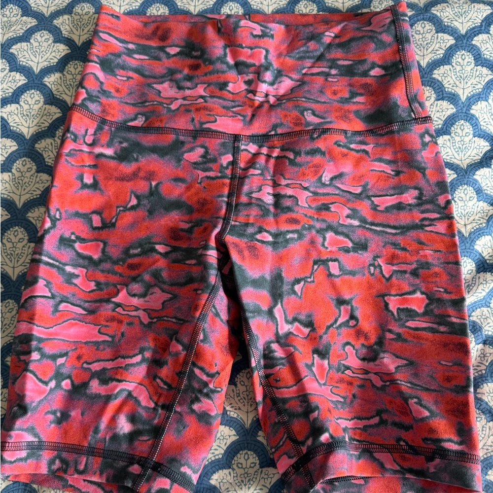 Lululemon biker shorts, size 6, never worn